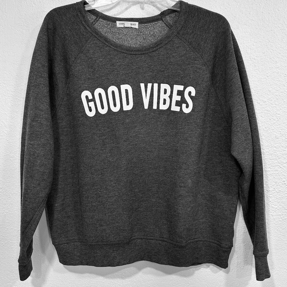 Grayson Threads Good Vibes Pullover Sweatshirt Gr… - image 1